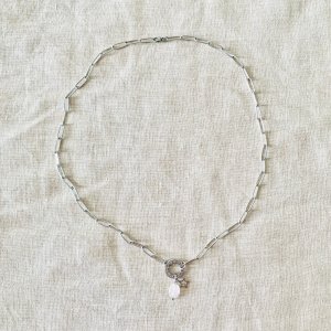 collier - elana - quartz - rose